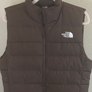 The North Face Dark Brown Quilted Vest